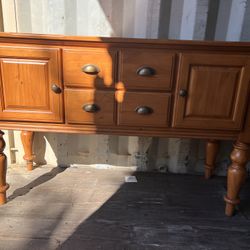 Buffet table