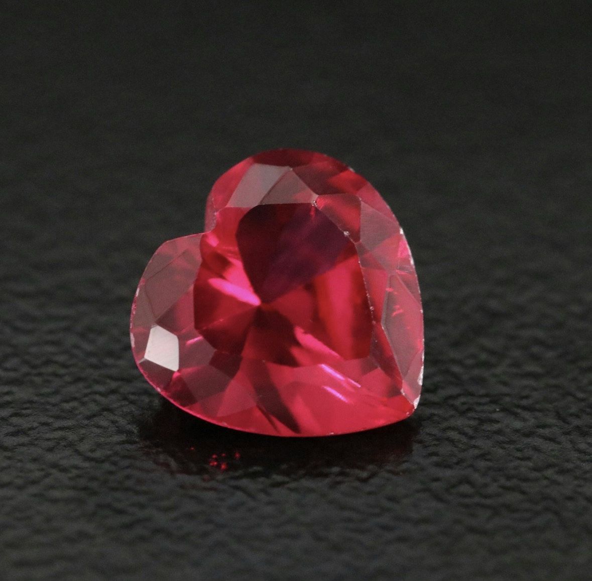 1.96 Ct Heart Faceted Ruby