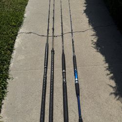 FISHING RODS FOR SALE: GRAFTECH & OKUMA