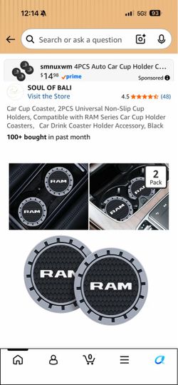 Ram cup holder covers
