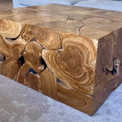 Teak Wooden Coffee Table Square