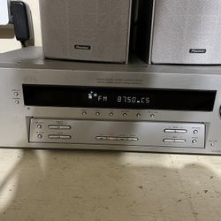 Pioneer Speakers And Sony Receiver