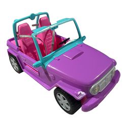 Barbie Jeep 2019 Pink Purple Blue Two-Door Vehicle Off Road Doll Car