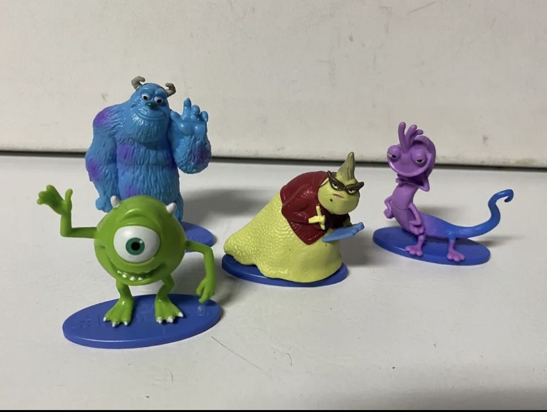 Disney Small Figures Monster Inc 2-3” PVC Disney Store