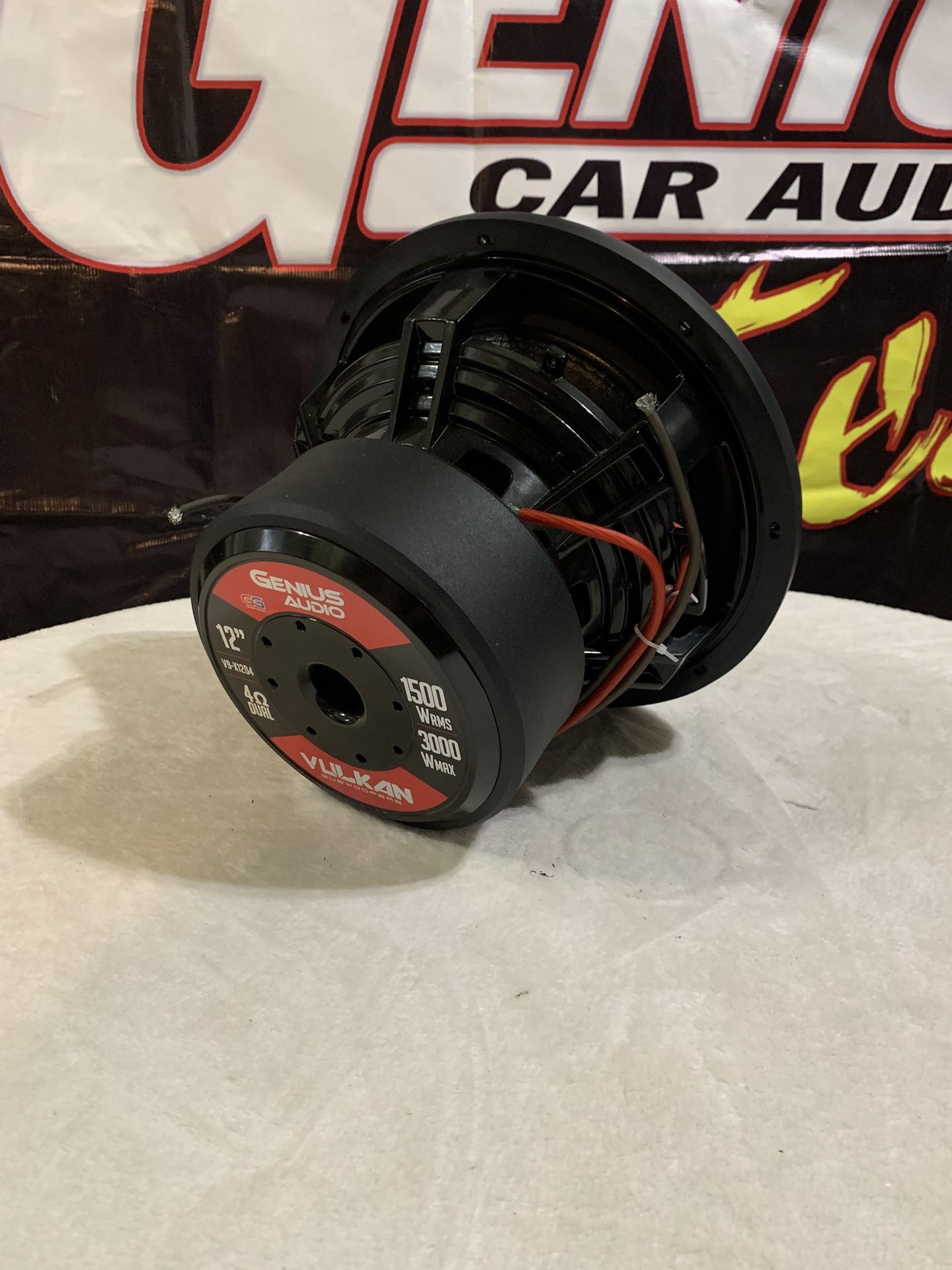 Brand New 12” Genius Audio 3000w Max Power Dual Voice Coil Subwoofer $280 ( 1 available)