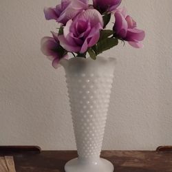 Milk Glass Vase 