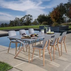 SunVilla Biblos 7-piece Outdoor Patio Dining Set