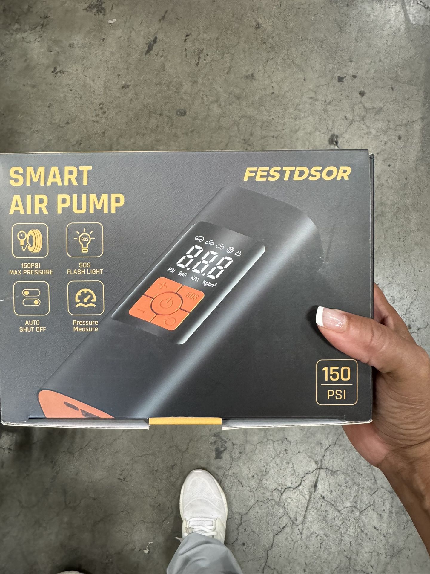 smart air pump Tire Inflator Portable Air Compressor