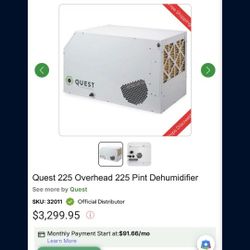 Quest Dehumidifier 
