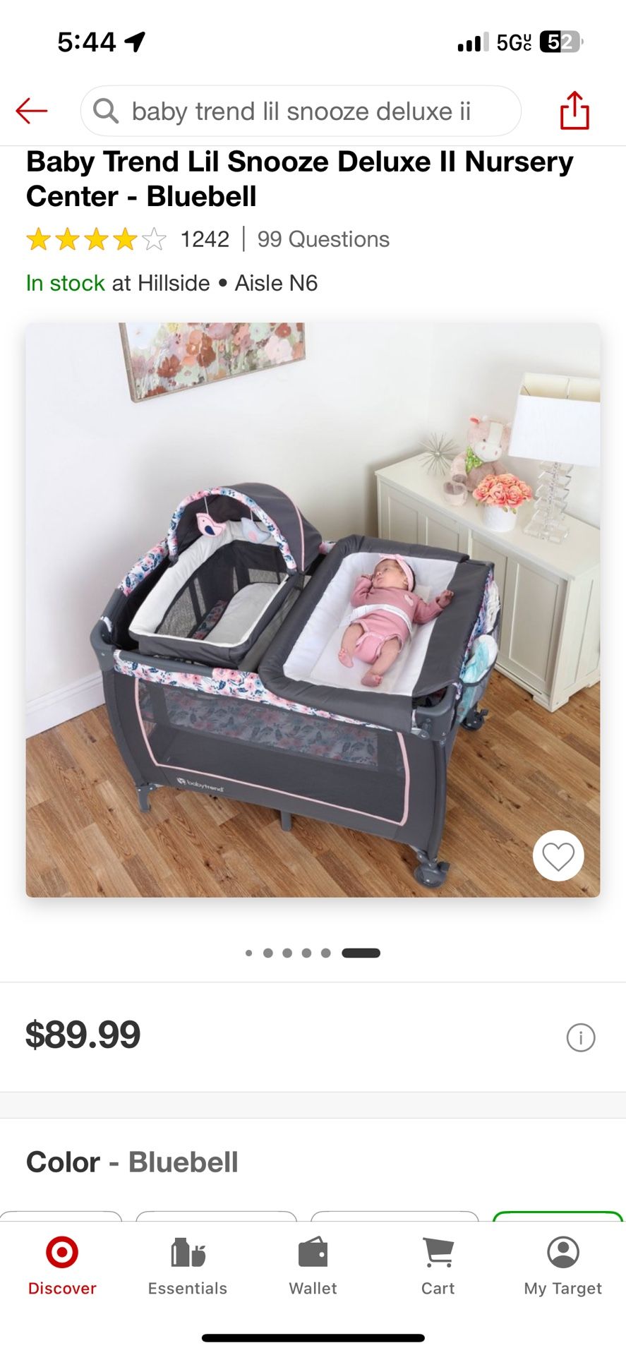 Portable Baby Crib Play Area
