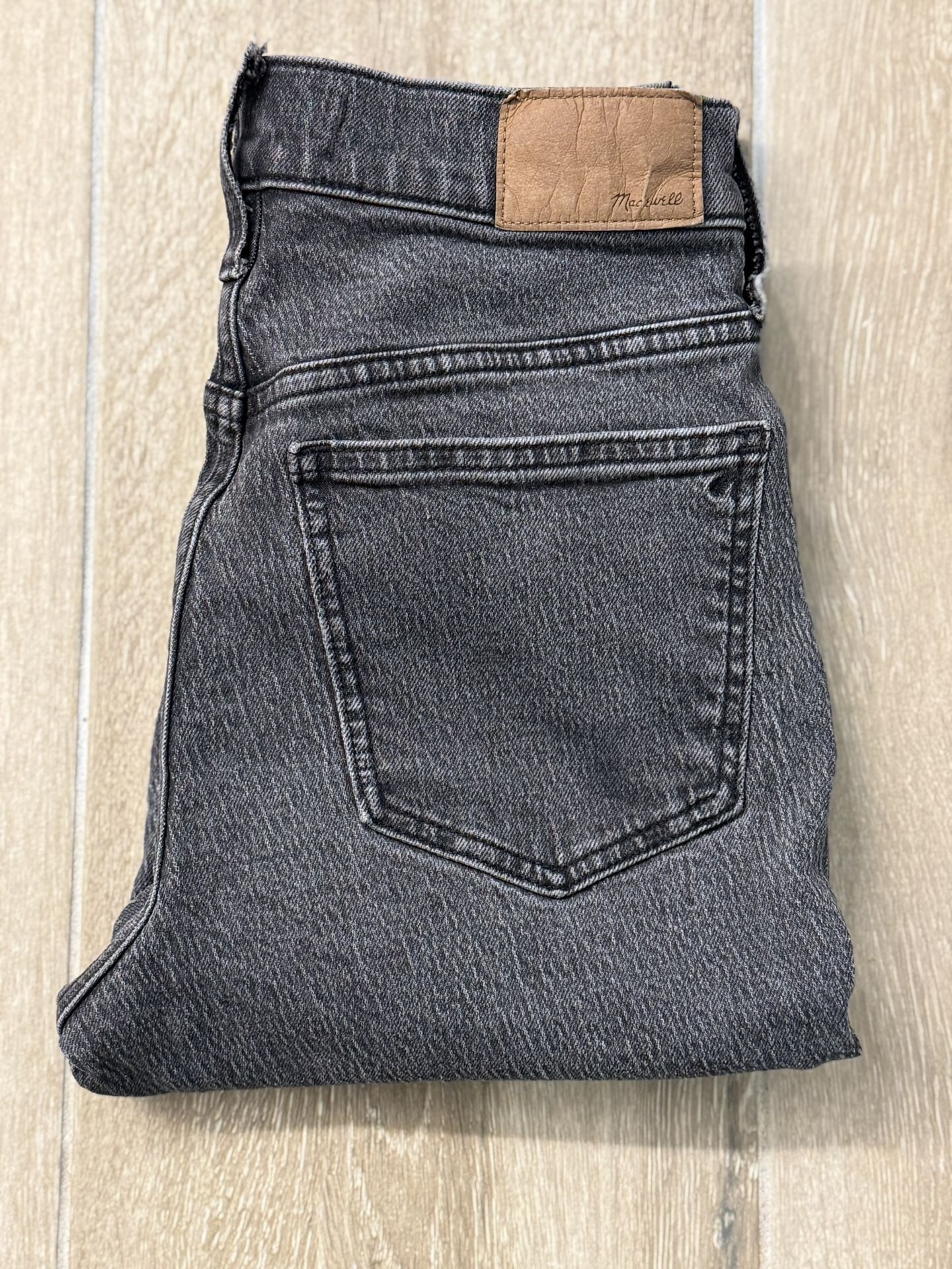 Madewell Jeans Women's Black The Perfect Vintage Straight High Waist