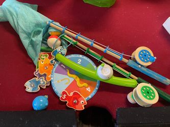 Magnetic fishing set