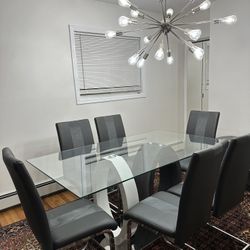 Dining Table With 6 Chairs 