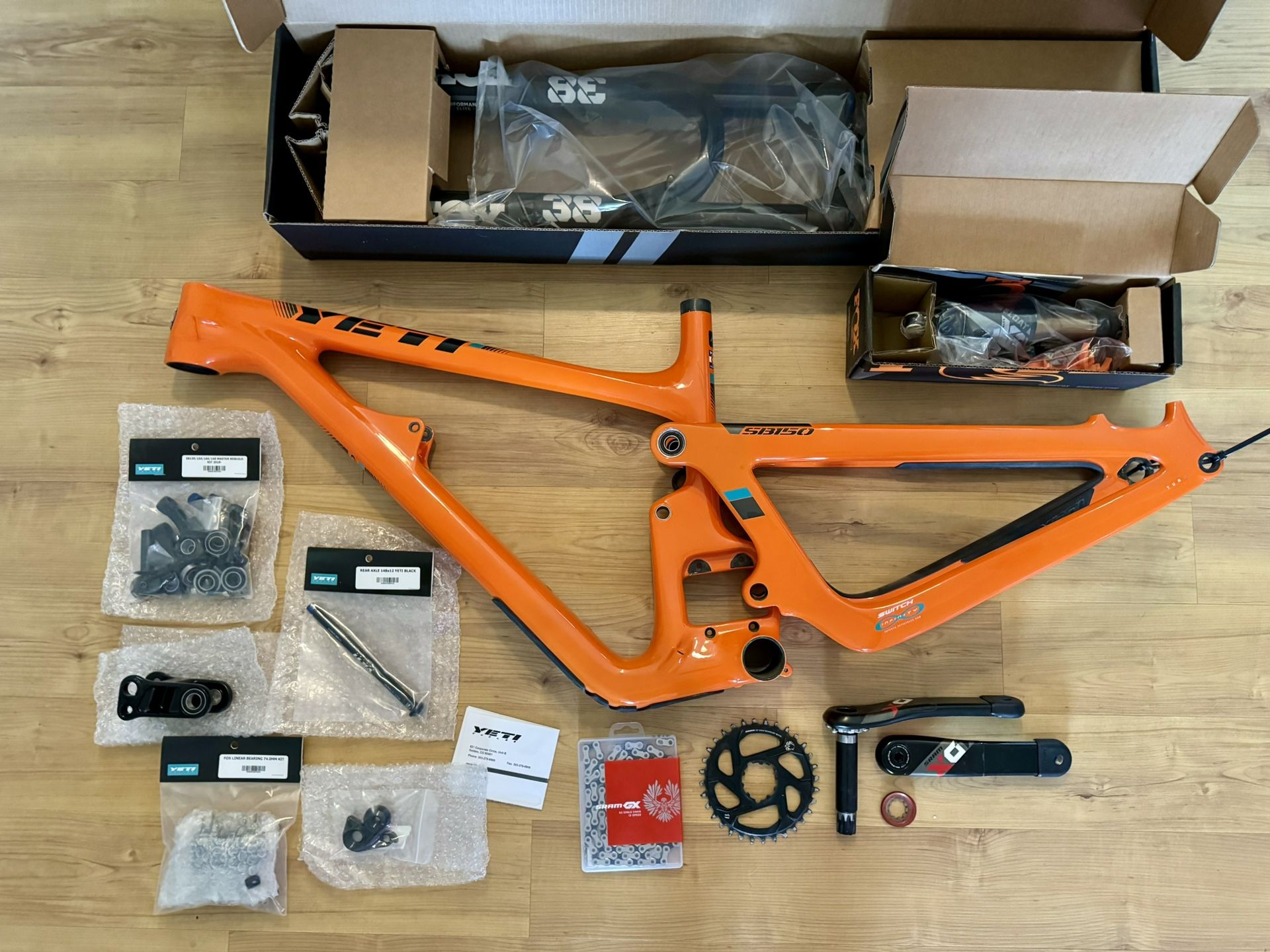 2019 Yeti SB150 Medium Frame With Parts Cascade Link - Main Image