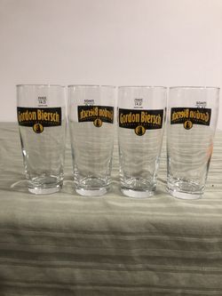 Set Of 4 Gordon BIERSCH Beer Glasses (1997)