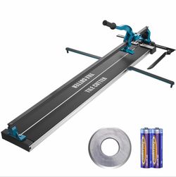 VEVOR Manual Tile Cutter, 48 Inch, Porcelain Ceramic Tile Cutter With Tungsten Carbide Cutting Wheel, Infrared Positioning, Anti-Skid Feet, Durable Ra