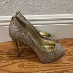 Michael Kors Gold Heels 6M