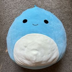 Kellytoy The Blue Dinosaur Brody Squishmallow 16” xlarge Plush Stuffed Animal Toy