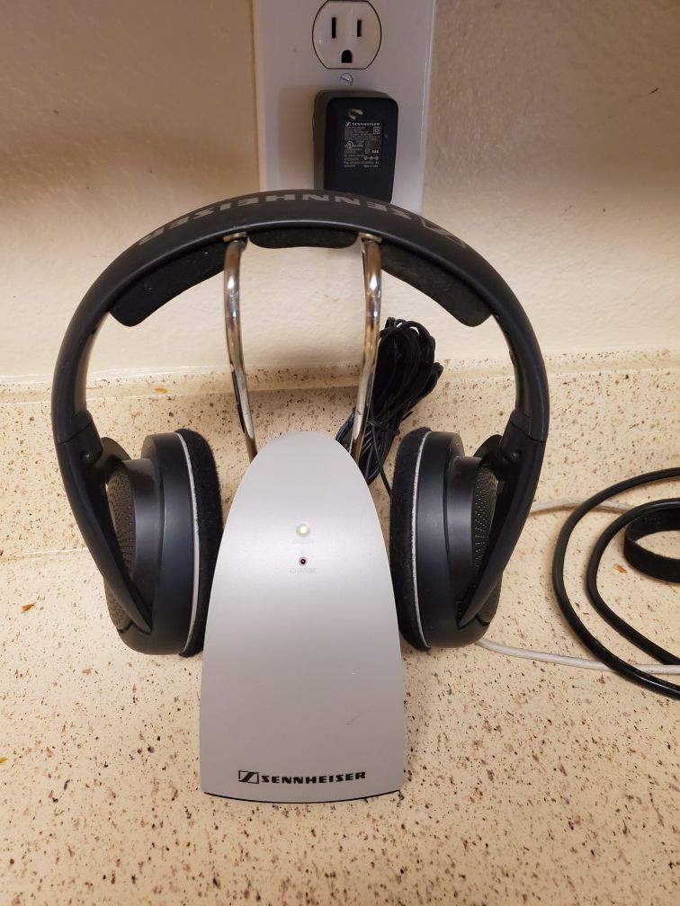 Pair of Sennheiser TR120 Wireless Headphone with one Charging Dock