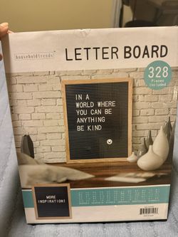 Letter boards