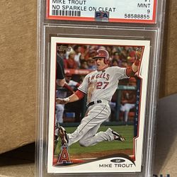 2014 Topps MIKE TROUT Angels PSA 9 Baseball Card