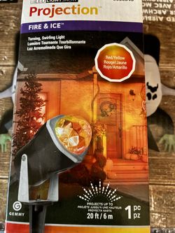 Gemmy LED Light Show Fire & Ice Projection Light