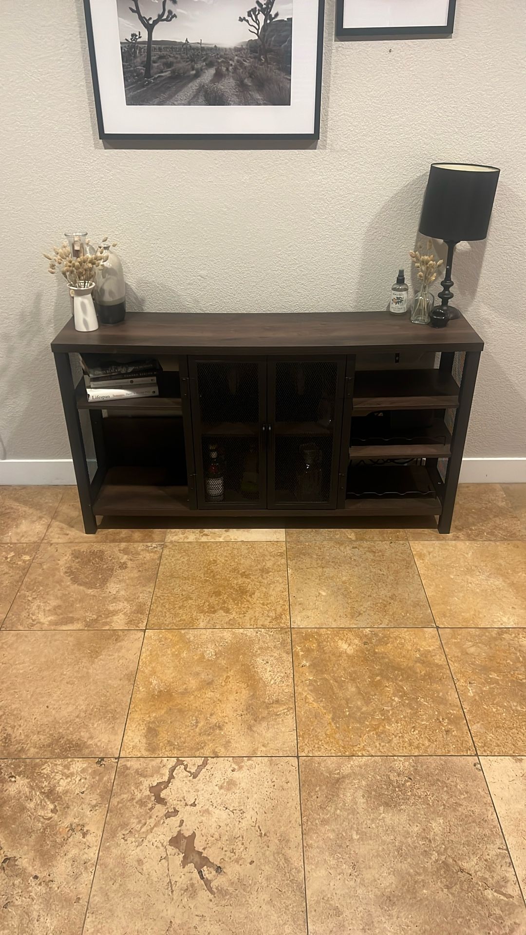 Bar Cabinet & Shelf