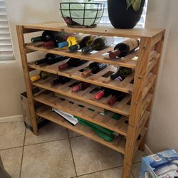 Wood Wine Rack