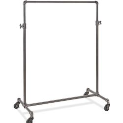 Retro Industry Style Clothing Rack $150