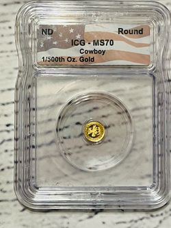ICG MS70 1/500th Gold Cowboy