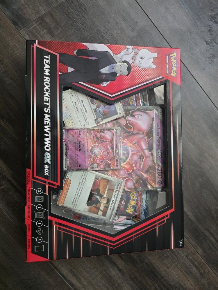 Team Rockets Mewtwo EX Box