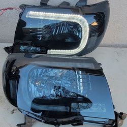 05-11 Toyota Tacoma LED DRL Headlights Luces Micas Calaveras Faros Faroles Focos Headlamps 