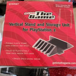 PS2 Stand and Storage Unit w/CD Sampler  Included