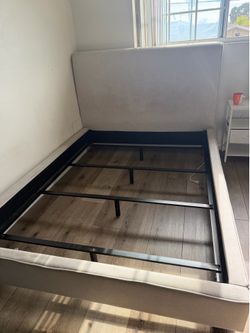 Upholstered Full Platform Frame + Box Spring