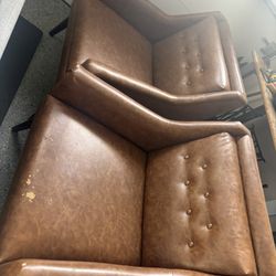 West Elm Armchairs Set Of Two