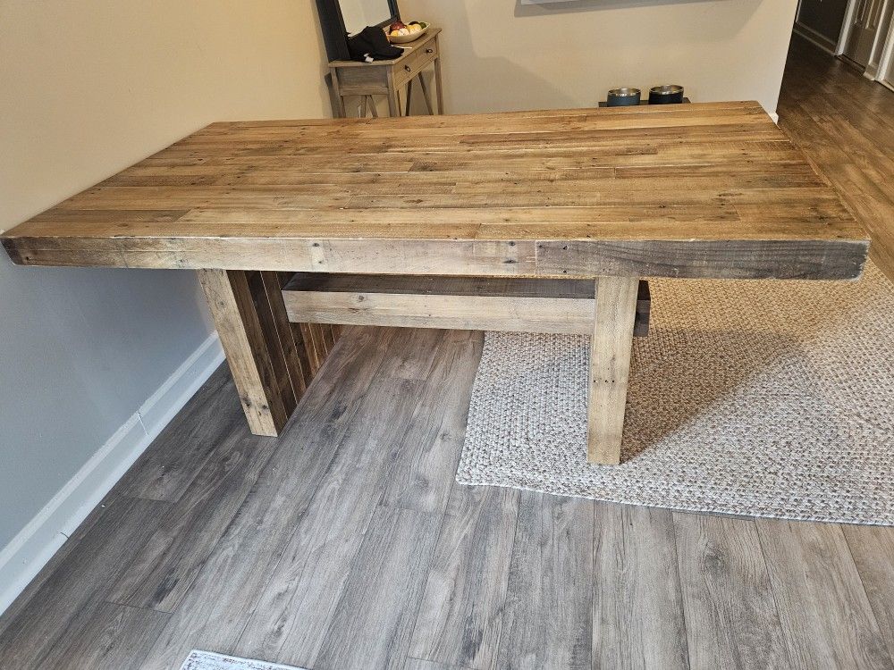 West Elm Rustic Reclaimed Wood Dining Table
