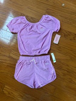 NWT Juicy Couture girls 2pcs outfit set size 8/10