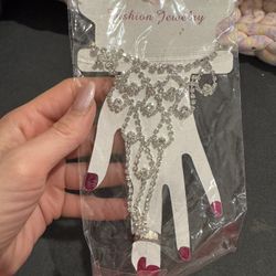 Rhinestone Hand Bracelet New In Package 