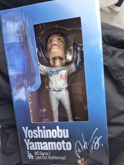 Fathers Day Gift Yoshi Yamamoto 2026 World Series Bobblehead LOCATED IN GLENDORA