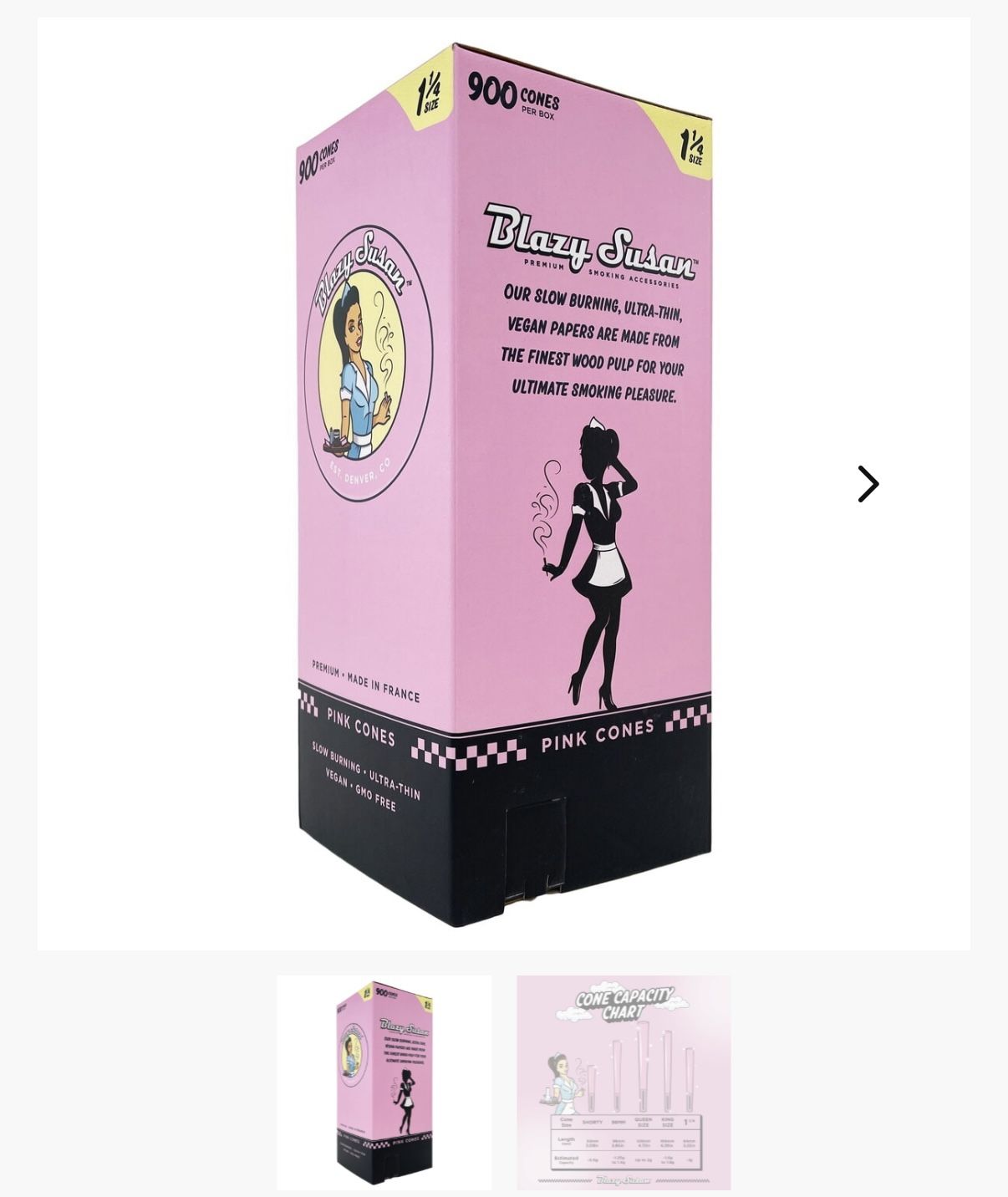 Blazy Susan Preroll Cones 900 ct