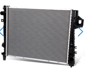 New Aluminum cooling Radiator 2002 2003 2004 Dodge Ram 1500 2500 3500 assembly