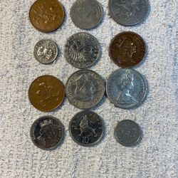 15 Coins Vintage Britain. Mix 