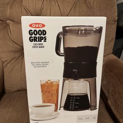 OXO Good Grips Cold Brew Coffee Maker, black/transparent