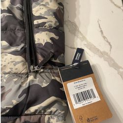 North Face Kids Camo Puffer Jacket 