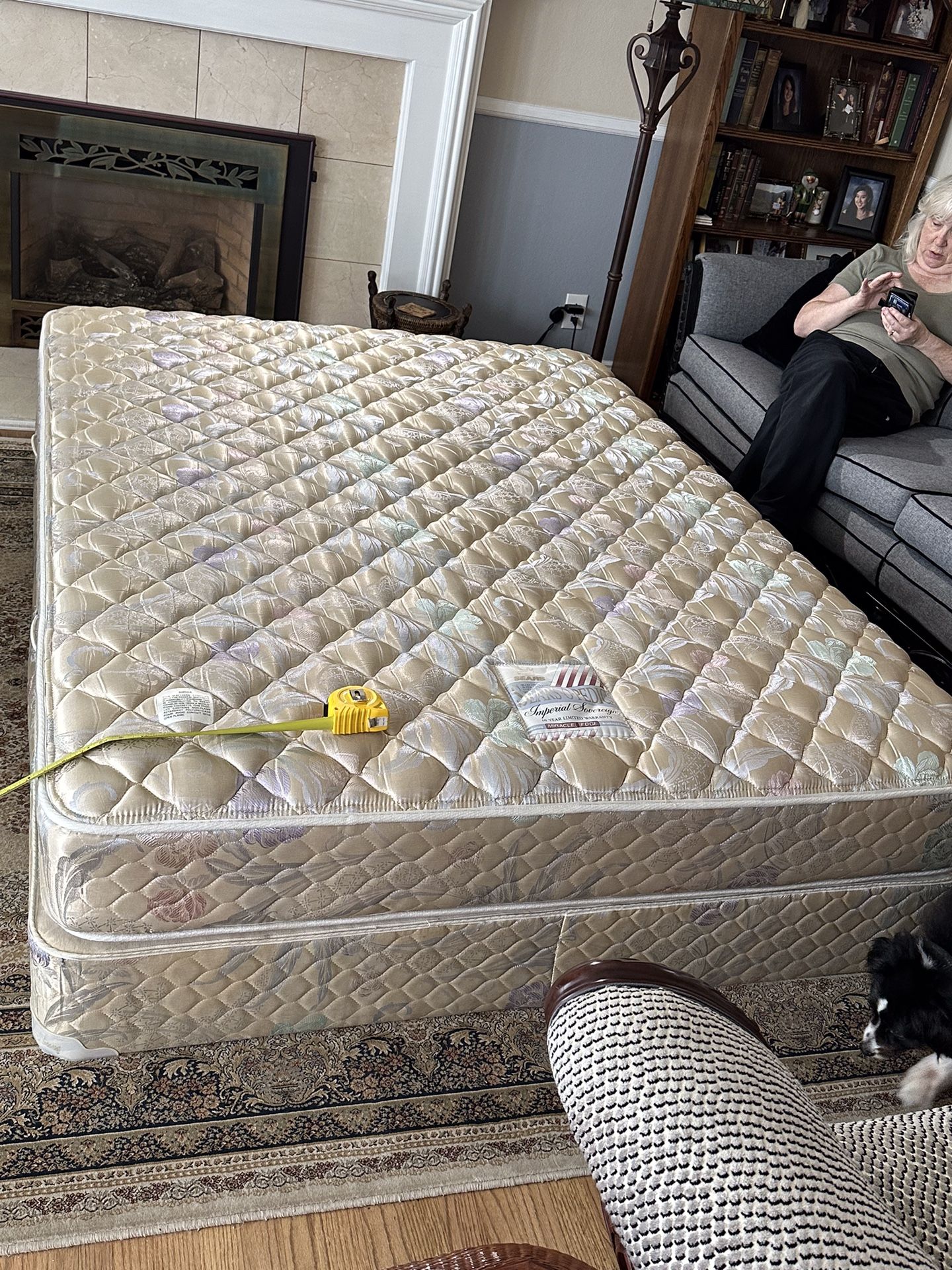 Queen Size Mattress  w/frame