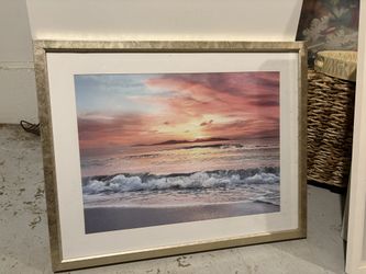 Sunset Over The Ocean Picture