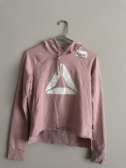 Reebok Pink Pullover Hoodie Sweatshirt Size XS