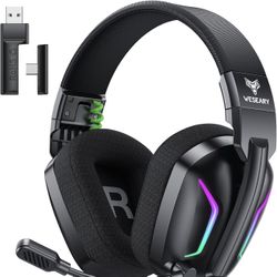 New Wireless Gaming Headset for PS5, PS4, PC, Switch & Mac