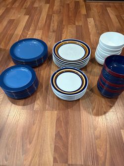 Dinner plates and bowls