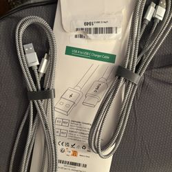 New USB A To C Charger Cables